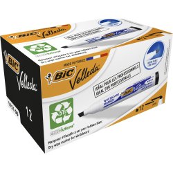 Bic whiteboardmarker 3-5,8mm, skrå spids, sort