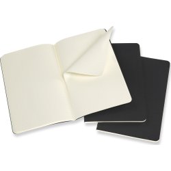 Anteckningsbok Moleskine Cahier L Svart