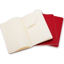Anteckningsbok Moleskine Cahier L Röd