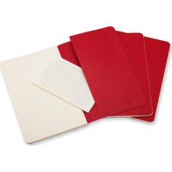 Anteckningsbok Moleskine Cahier L Röd