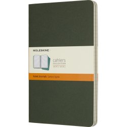 Anteckningsbok Moleskine Cahier L Grön