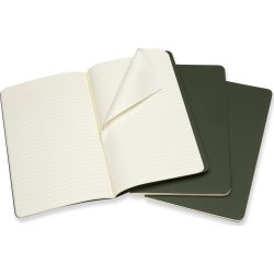 Anteckningsbok Moleskine Cahier L Grön
