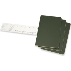 Anteckningsbok Moleskine Cahier L Grön
