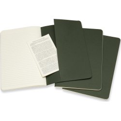 Anteckningsbok Moleskine Cahier L Grön