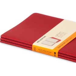 Anteckningsbok Moleskine Cahier L Röd