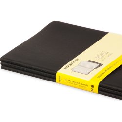 Anteckningsbok Moleskine Cahier L Svart