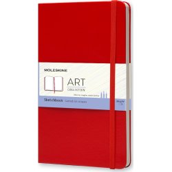 Moleskine Art Sketch Bok L Röd