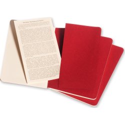 Anteckningsbok Moleskine Cahier Röd