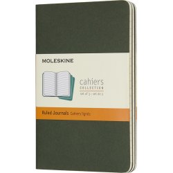 Anteckningsbok Moleskine Cahier Grön