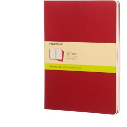 Anteckningsbok Moleskine Cahier XL Röd