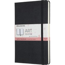 Anteckningsbok Moleskine Art Bullet L Svart