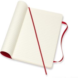 Notebook Moleskine Classic Anteckningsbok L Röd