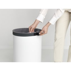 Tvättkorg Brabantia, 60 L, Vit