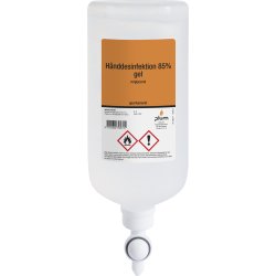 Plum Hånddesinfektion 85 % Gel i standbag, 1 L