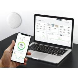 Airthings Wave Plus IAQ-monitor med Radon-måling