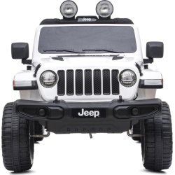 Eldriven barnbil Jeep Wrangler Rubicon Vit