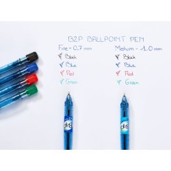 Pilot Begreen Bottle 2 Pen kuglepen, medium, sort