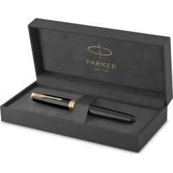Parker Sonnet Black Lacquer GT Reservoarpenna | M
