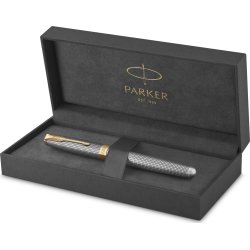 Parker Sonnet Chiselled Silver GT reservoarpenna