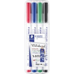 Staedtler 301 Whiteboardpenna | 4 färger