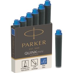Parker Quink Mini Refill | Reservoarpenna | Blå | 