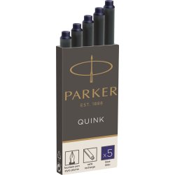 Parker Quink Refill | Reservoarpenna | Blå | 5 st