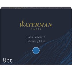 Waterman ST Refill L | Reservoarpenna | Blå | 8 st
