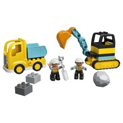 LEGO® 10931 Lastbil och grävmaskin