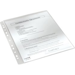 Leitz CombiFile mapp, baksida, glasklar (3 st)