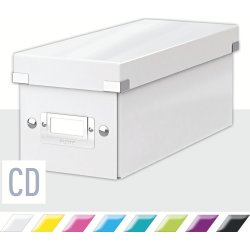 Leitz Click & Store CD-låda, vit