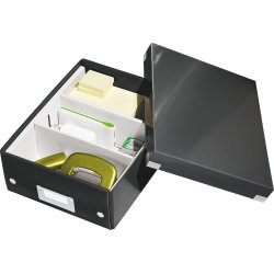 Leitz Click & Store Förvaringslåda, Small, svart
