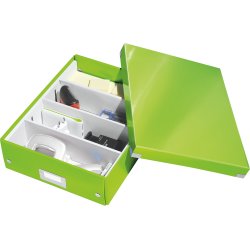 Leitz Click & Store Förvaringslåda, Medium, grön