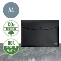 Leitz Recycle A4-dokumentportfölj, PP-plast, svart