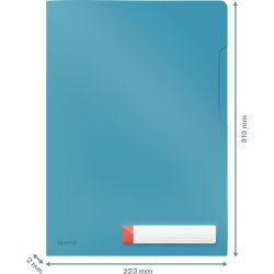 Leitz Cosy flikmapp | A4 | Blå | 3 st.