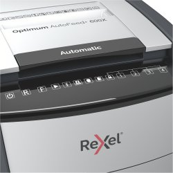 Rexel Optimum AutoFeed+ 600X Dokumentförstörare