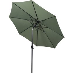 Parasoll Felix Med vev och lutning Ø 3 m Grön