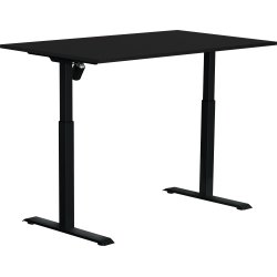 Sun-Flex II höj-/sänkbord, 140x80, Svart/svart