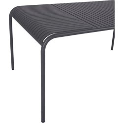 Stella Trädgårdsbord 150x90cm, svart