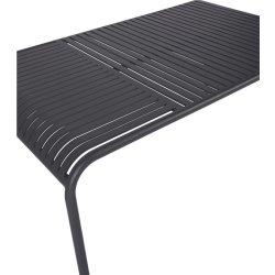 Stella Trädgårdsbord 150x90cm, svart