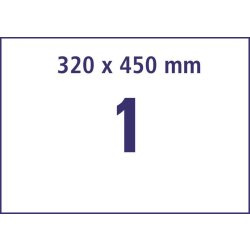 Avery L8015REV-5 Etiketter 32x45cm 5 st