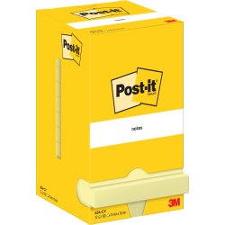 Post-it memoblokke 76 x 76 mm, gul