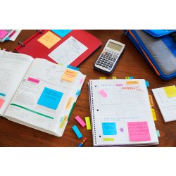 Post-it memoblok 76 x 76mm, neongul