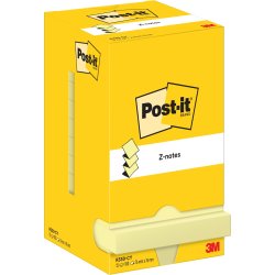 Post-it Z-Notes 76 x 76 mm, gul