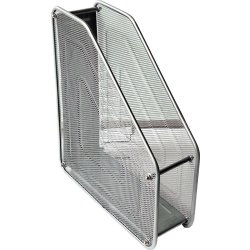 Office tidningsställ, aluminium/silver