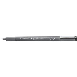 Staedtler Pigment Liner 308 fiberpenna, 0,2 mm, sv