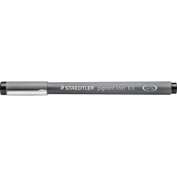 Staedtler Pigment Liner 308 fiberpenna, 0,3 mm, sv