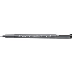 Staedtler Pigment Liner 308 fiberpenna, 0,5 mm, sv