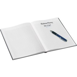 Leitz WOW anteckningsbok | A5 | Rutad | Svart