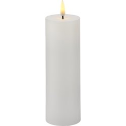 Sille Exclusive LED Ljus, Ø5 x H15 cm, Vit