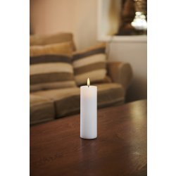 Sille Exclusive LED Ljus, Ø5 x H15 cm, Vit